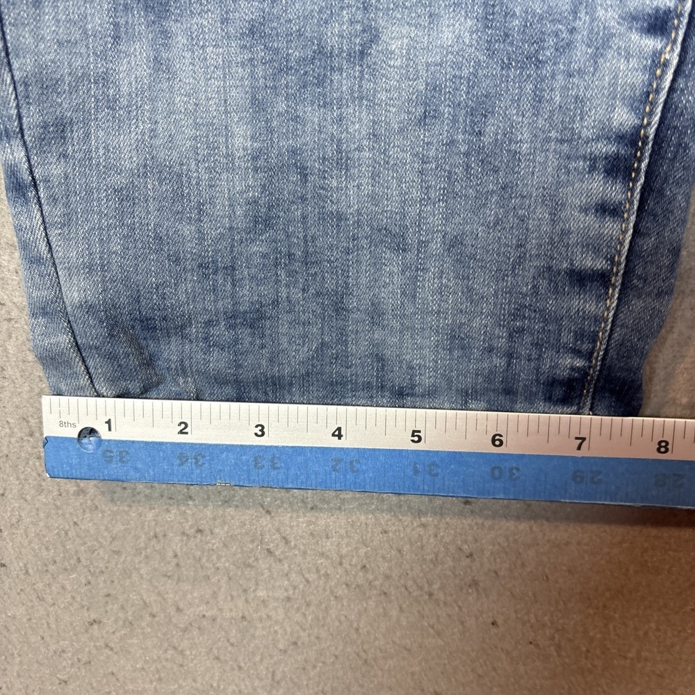 Maurices M Jeans Mid Rise Capri 18 Light Wash Blue Stretch Women 18W - Picture 9 of 11